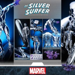 Hot Toys CMS033 Marvel Comics 1/6th scale Silver Surfer Collectible Figure - Image 9