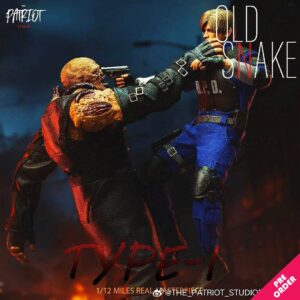 The Patriot Studio PA020A 1/12th scale Old Snake First Form (Type-I All-Black Leather Jacket) - Image 3