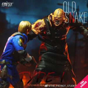 The Patriot Studio PA020A 1/12th scale Old Snake First Form (Type-I All-Black Leather Jacket) - Image 4