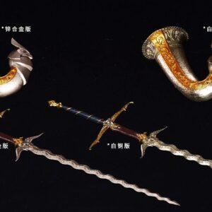 Damtoys FSDE-01B 1/6th scale Deity Erosion Series Hwit ole-Phoeleo Action Figure Zinc Alloy Rooted Hair Ver. - Image 9