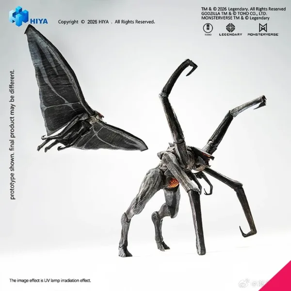 Hiya Toys EBG0240 6 Inch Godzilla 2014 Male & Female Muto Set Action Figure (Exquisite Basic)