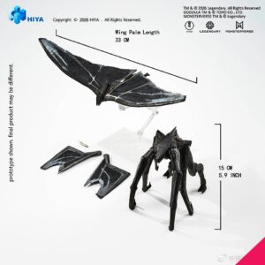 Hiya Toys EBG0240 6 Inch Godzilla 2014 Male & Female Muto Set Action Figure (Exquisite Basic) - Image 9
