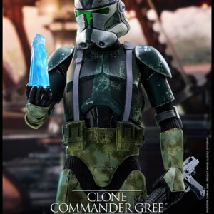 Hot Toys MMS877 1/6th scale Star Wars: Revenge of the Sith - Clone Commander Gree Collectible Figure - Image 9