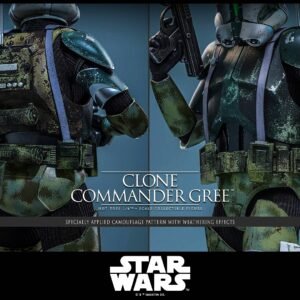 Hot Toys MMS877 1/6th scale Star Wars: Revenge of the Sith - Clone Commander Gree Collectible Figure - Image 12