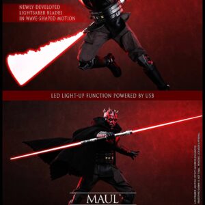 Hot Toys TMS187 1/6th scale Star Wars: Maul - Shadow Lord - Maul Collectible Figure - Image 19