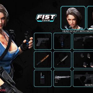 Jill Valentine (Bloody Small Bust) - Fist Toys 1/12th scale Doomsday Cop Resident Evil 3 - Image 4
