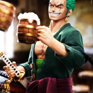 Pixel Poses 1/6th Scale One Piece Roronoa Zoro Platinum Silicone Action Figure (DX Version) - Image 8