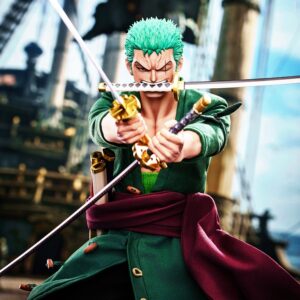 Pixel Poses 1/6th Scale One Piece Roronoa Zoro Platinum Silicone Action Figure (Normal Version)