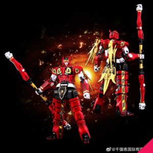 Sentinel Flame Toys GO! KARA KURI Combine Thunder Megazord - Image 5