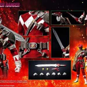 ThreeZero 3Z10200W0 FigZero 1/6th scale Mighty Morphin Power Rangers: The Return Red Power Ranger - Image 15