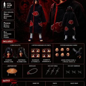 Unique Art Studio 1/12th scale Naruto Shippuden Uchiha Itachi Classic Edition - Image 7