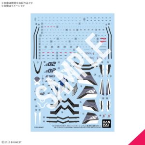 Bandai HG 1/100 VF-31F Siegfried (Messer Ihlefeld Use) - Water Decals - Image 1