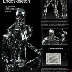 INART AGA036 1/6th Scale The Terminator - T-800 Endoskeleton Collectible Figure - Image 30
