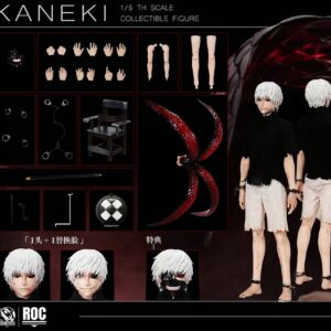 Rocket Toys ROC-024 1/6th scale Tokyo Ghoul - Kaneki (Awakening Version) - Image 21