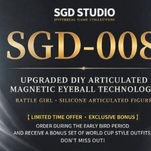 SGD Studio SGD-008 1/3th scale Battle Girl Silicone Articulated Figure (62cm)(Early Bird free one more dress, total 3 sets of dress) - Image 25