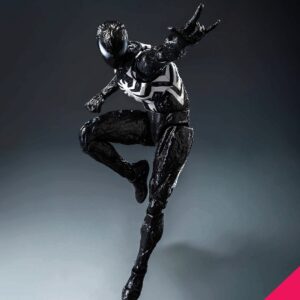 ThreeZero 3Z09660W0 Marvel's Spider-Man 2: DLX Spider-Man Symbiote Suit (Peter Parker) Standard Edition - Image 3