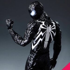 ThreeZero 3Z09660W0 Marvel's Spider-Man 2: DLX Spider-Man Symbiote Suit (Peter Parker) Standard Edition - Image 4