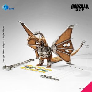 Hiya Toys EBG0429 Godzilla Vs. King Ghidorah - 33CM King Ghidorah (Battle Damaged Version) - Image 10