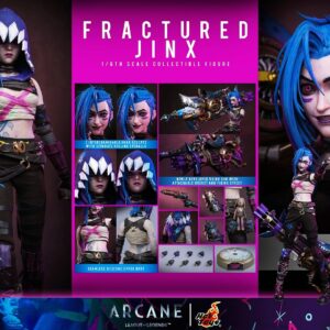 Hot Toys TMS183 Arcane 1/6th scale Fractured Jinx Collectible Figure - Image 23