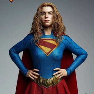 INART AGA040 1/6th scale Supergirl (2026) - Supergirl Collectible Figure (Rooted Hair) - Image 12