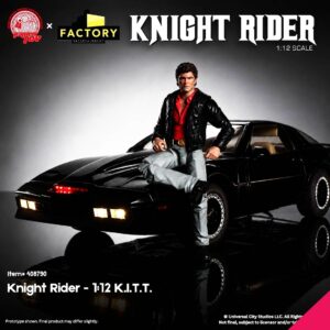 Ramen Toy RT408790 1/12th scale Knight Rider - K.I.T.T. With Michael Knight