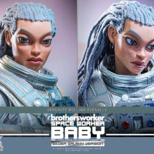 Hot Toys AMC041 Brothersfree x Hot Toys 1/6th scale Space Worker Baby (Brothersfree 25th Silver Galaxy Version) Collectible Figure - Image 14