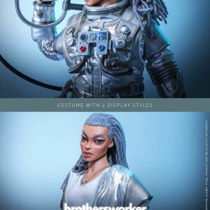 Hot Toys AMC041 Brothersfree x Hot Toys 1/6th scale Space Worker Baby (Brothersfree 25th Silver Galaxy Version) Collectible Figure - Image 17