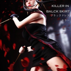 OPAPA TOYS X HaHa Studio PA202612 HH01 1/6th scale Killer In Black Skirt - Image 4