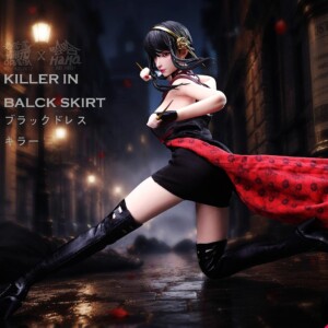 OPAPA TOYS X HaHa Studio PA202612 HH01 1/6th scale Killer In Black Skirt - Image 5