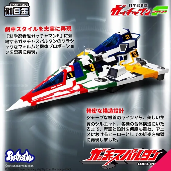 Shohoriku SK0159 Gatcha Spartan – Gatchaman F Model Kit(with Alloy Parts)