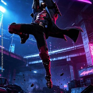 VTOYS VSD012 1/12th scale Cyberpunk Samurai The Crimson Dawn Of The Blade Action Figure - Image 3