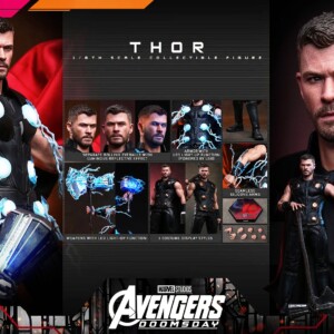 Hot Toys 1/6th scale MMS918 Avengers: Doomsday - Thor Collectible Figure - Image 19
