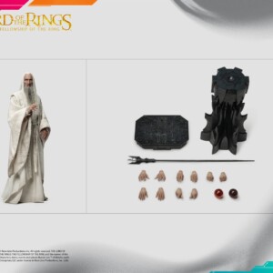 INART AGA041 1/6th scale The Lord of the Rings: The Fellowship of the Ring - Saruman Collectible Figure - Image 22