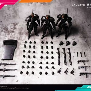 Skull Toyz X Snake 1/12th scale Black Iron SK003-B Cyber Team Editon - Image 2