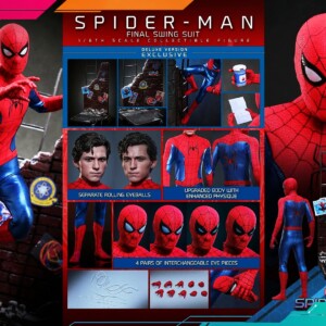 Hot Toys MMS922 Spider-Man: No Way Home 1/6th scale Spider-Man (Final Swing Suit)(Deluxe Version) [Hot Toys Exclusive] - Image 22