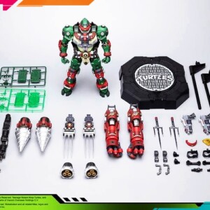 (Back Order) HeatBoys HB0012-HB0015 TMNT Mecha Leonardo, Raphael, Michelangelo & Donatello Set Die-cast Frame - Image 3