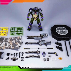 (Back Order) HeatBoys HB0012-HB0015 TMNT Mecha Leonardo, Raphael, Michelangelo & Donatello Set Die-cast Frame - Image 5