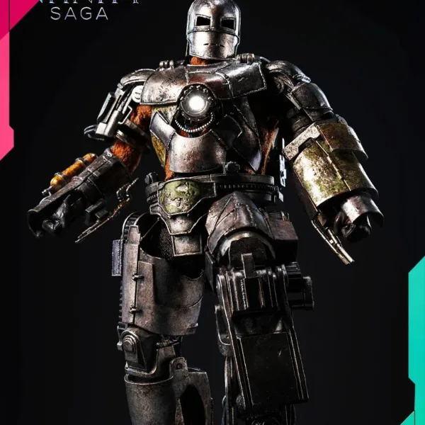 ThreeZero 3Z03200W0 Marvel Studios: The Infinity Saga DLX Iron Man Mark 1